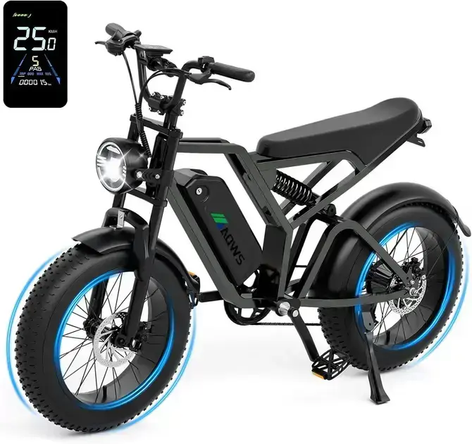 1. Bicicleta Elétrica 500W - AQWS