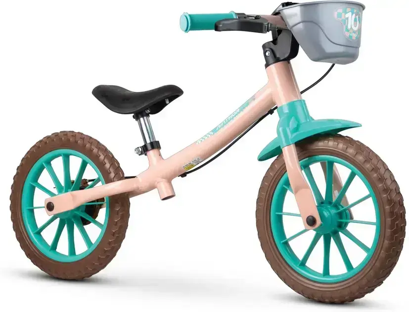 3. Nathor Bicicleta Infantil Balance Bike Love - Nathor